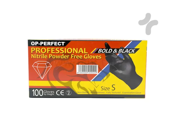 دستکش نیتریل مشکی اپی پرفکت طرح قدیم (OP Perfect)