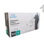دستکش نیتریل مشکی اینتکو