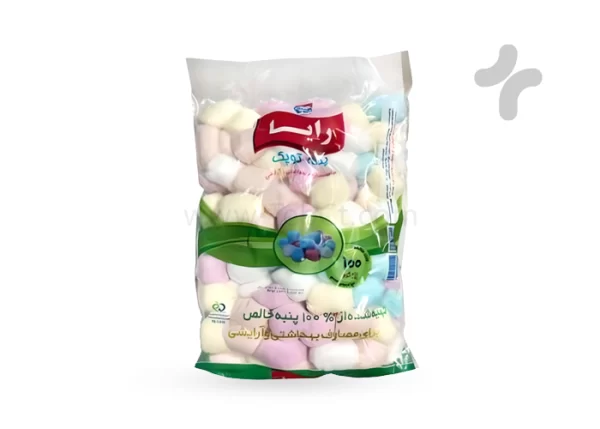 پنبه توپک رنگی رایا