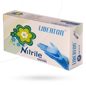 دستکش نیتریل آبی لیبرتون